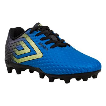 Chuteira-Campo-Azul-Kids-Warskin-|-Umbro-Tamanho--34---Cor--AZUL-ELETRICO-0